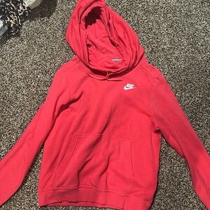 Red Nike sweatshirt